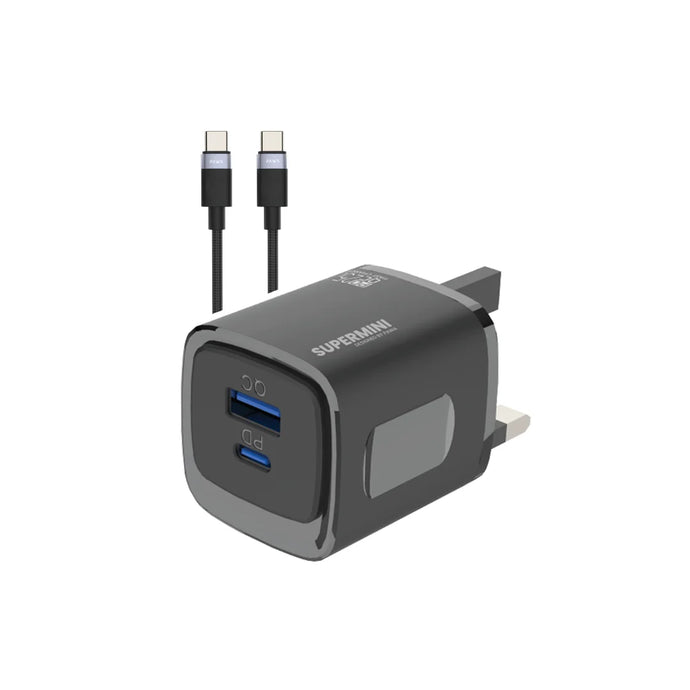 Pawa Supermini Travel Charger USB-C TO USB-C PD25W