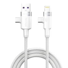 Load image into Gallery viewer, Porodo Dual Connector Universal Cable Lightning/Type-C/USB-A
