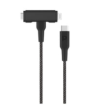 Load image into Gallery viewer, Powerology Braided USB-C to USB-C Lightning 1.2m
