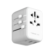 Load image into Gallery viewer, Momax 1-World 3 Port+AC Travel Adapter UA11
