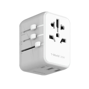 Momax 1-World 3 Port+AC Travel Adapter UA11